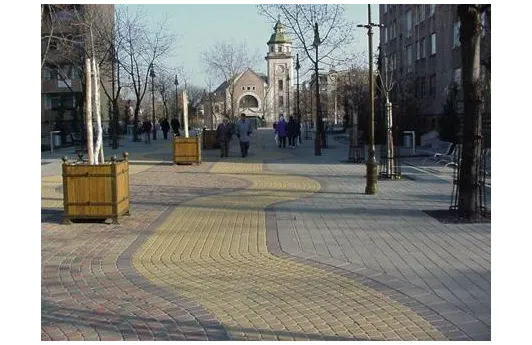 Bp., XXI., Karácsony Sándor sétáló utca felújítása